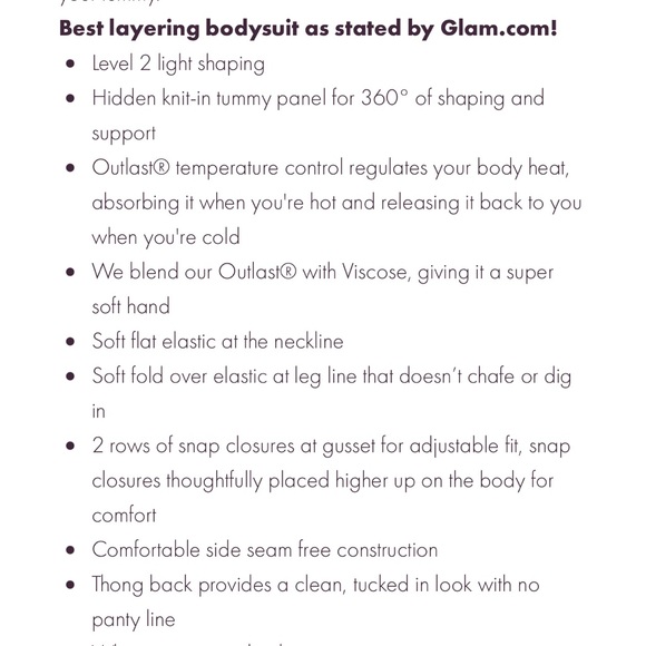 🛑SOLD🛑YUMMIE black long sleeve bodysuit small medium crewneck shapewear - Picture 4 of 4